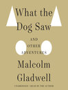 Cover image for What the Dog Saw